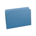 thumbnail image 7 of Reinforced Top Tab Colored File Folders Straight Tab, Legal Size, Blue, 100/Box, 7 of 7