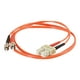 C2G / Cables To Go 09134 SC-ST 62/125 OM1 Câble Duplex Multimode à Fibre Optique en PVC, Orange (5 Mètres) – image 2 sur 4