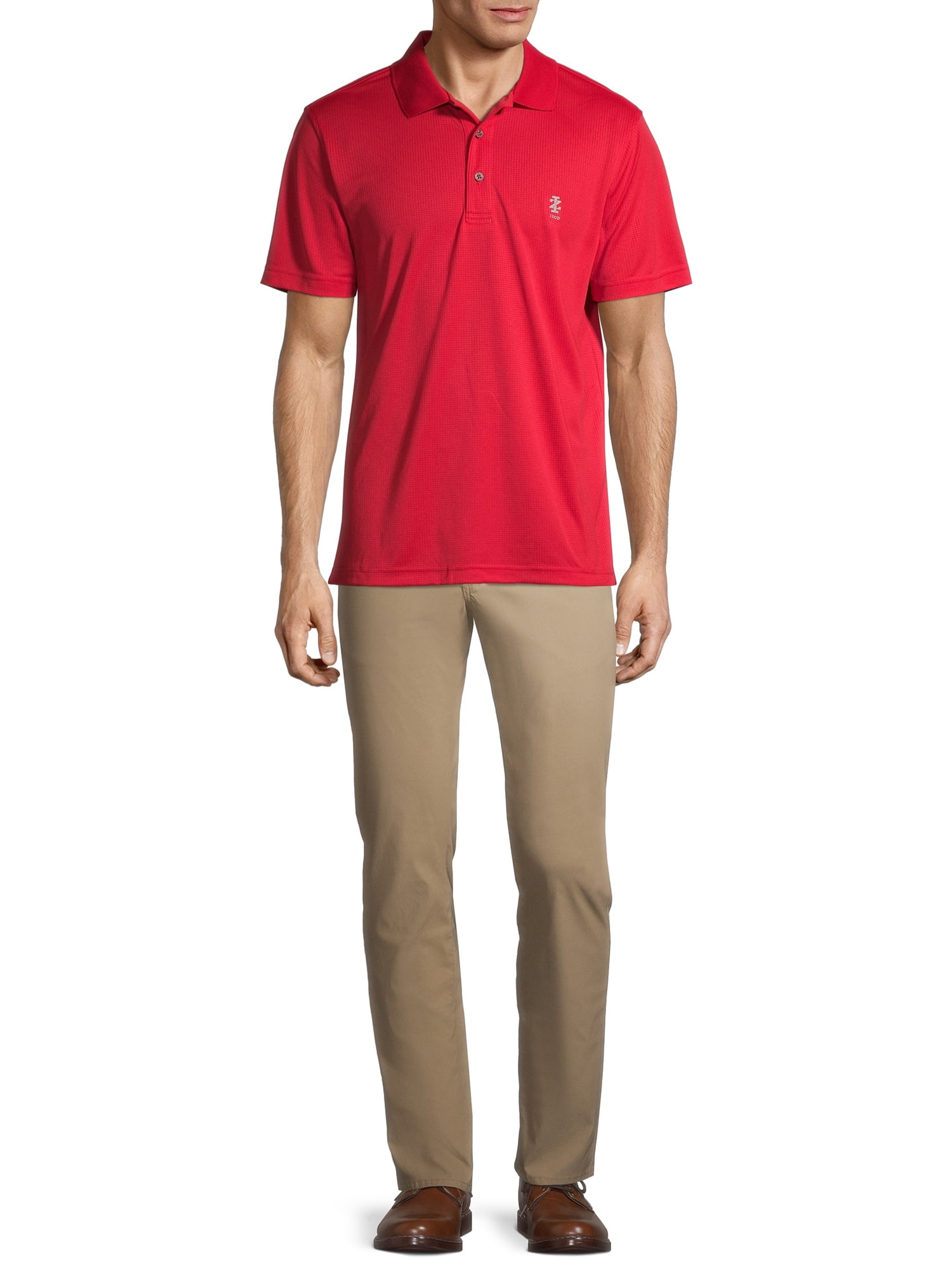 IZOD Men's Golf Comfort Stretch Grid Polo Shirt