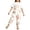 Light Pink, variant on Ruyang Girls Jumpsuits Floral Print Wide Leg Loose Fit Adjustable Straps Rompers Summer Outdoor Lightweight Straight Overalls