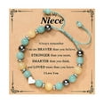 thumbnail image 2 of YYKihy Love Bracele T Natural Stone Adjustable Hand Woven Bracelet Graduation Season Gift Couple Bracelet, 2 of 7