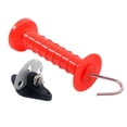 thumbnail image 3 of Manija aislante para puerta de cerca con resorte, accesorio resistente, manija para puerta de cerca eléctrica con resorte, para cría de animales, 3 of 8