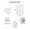 thumbnail image 7 of Easter Bunny Kitchen Dish Towels for Drying Dishes Set of 3, Pink Eggs Cute Rabbits Cartoon Waffle Weave Microfiber Hand Tea Bathroom Towels Quick Dry & Absorbent Towel 12x12, 7 of 7