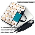 thumbnail image 2 of Lsque Cute Bee Gnome Pattern Laptop Bag – Portable & Slim Single-Shoulder Computer Case with Adjustable Strap, Protective, Lightweight for 13”/14”/15.6” Laptops, 2 of 8