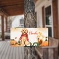thumbnail image 4 of Happy Thanksgiving Goldendoodle with Turkey Pumpkins Autumn Vibes Landscape Wood Sign Doodle Dog Lover Gifts Idea Hanging Wall Home Decor - 12018, 4 of 5
