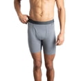thumbnail image 5 of Fruit of the Loom Men's Crafted Comfort Long Leg Boxer Briefs, 3-Pack, 5 of 9