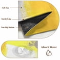 thumbnail image 6 of 8'x10' Area Rugs, Yellow Grey Indoor Outdoor Area Rug for Living Room Bedroom, Abstract Oil Painted Modern Geometric Washable Bathroom Rugs Kitchen Floor Carpet Mats Home Decor Aesthetic, 6 of 8