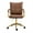 Brown, variant on MOJAY PU Leather Ergonomic Executive Office Chair, Swivel Desk Chair with Padded Armrest,  Brown