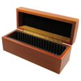 thumbnail image 1 of Caja de almacenamiento para monedas Guardhouse de madera, 20 compartimentos, certificada, 1 of 8