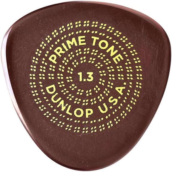 Dunlop Primetone Semi-Round Smooth Guitar Picks - 1.30mm Gauge - 3 Pack