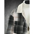 thumbnail image 3 of FDGIU Men's Flannel Shirt 2025 - Long Sleeve Button Down Plaid, Soft Fall Winter Casual Top, 3 of 7
