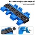 thumbnail image 4 of Medidor de contorno de 25 cm, forma duplicada y perfil irregular para plantilla de corte, herramienta profesional de trazado de plástico ABS para pisos de carpintería (blu,11 Feliz Sencillez, 4 of 4