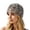 X1 Grey, variant on Ticikt Women Crochet Skull Cap, Handmade Hollow Fishnet Sequin Solid Cotton Hair Wrap Fashion Styling Beanie,Beige
