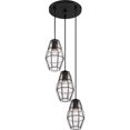 thumbnail image 2 of Ashley Harbour Transitional 3-Light Ceiling Hanging Pendant Lights, Black, 2 of 4