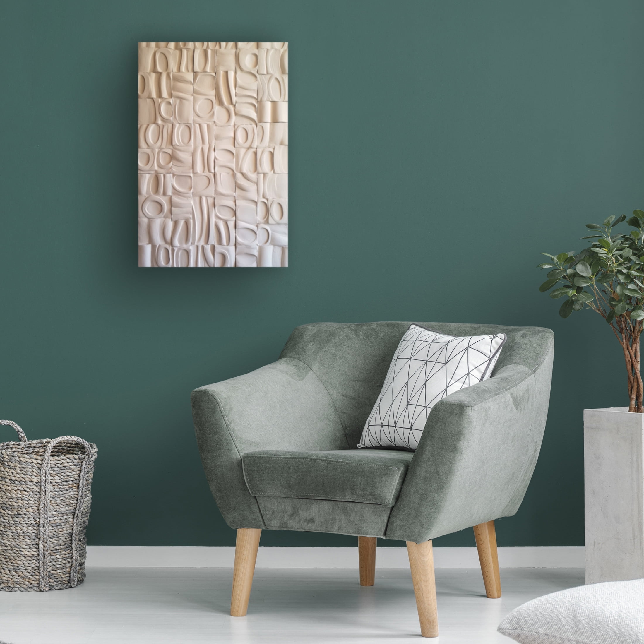 Canvas Wall Art - Sasha 'Reverie and Stone' Wall Art for Living Room, Bedroom, or Office Décor by Trademark Fine Art - 12 x 19 Inches