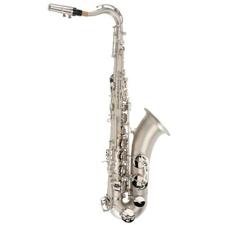 Ravel TS002NSB Sand Blasted Nickel Student Tenor Saxophone with High (The Best Tenor Saxophone)