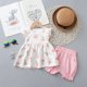 thumbnail image 1 of Conjuntos de ropa de dos piezas de algodón para niñas, chaleco de verano sin mangas, conjuntos para niños, ropa de moda para niñas, traje, trajes florales informales 1-5T Tan Jianjun  unisex, 1 of 2