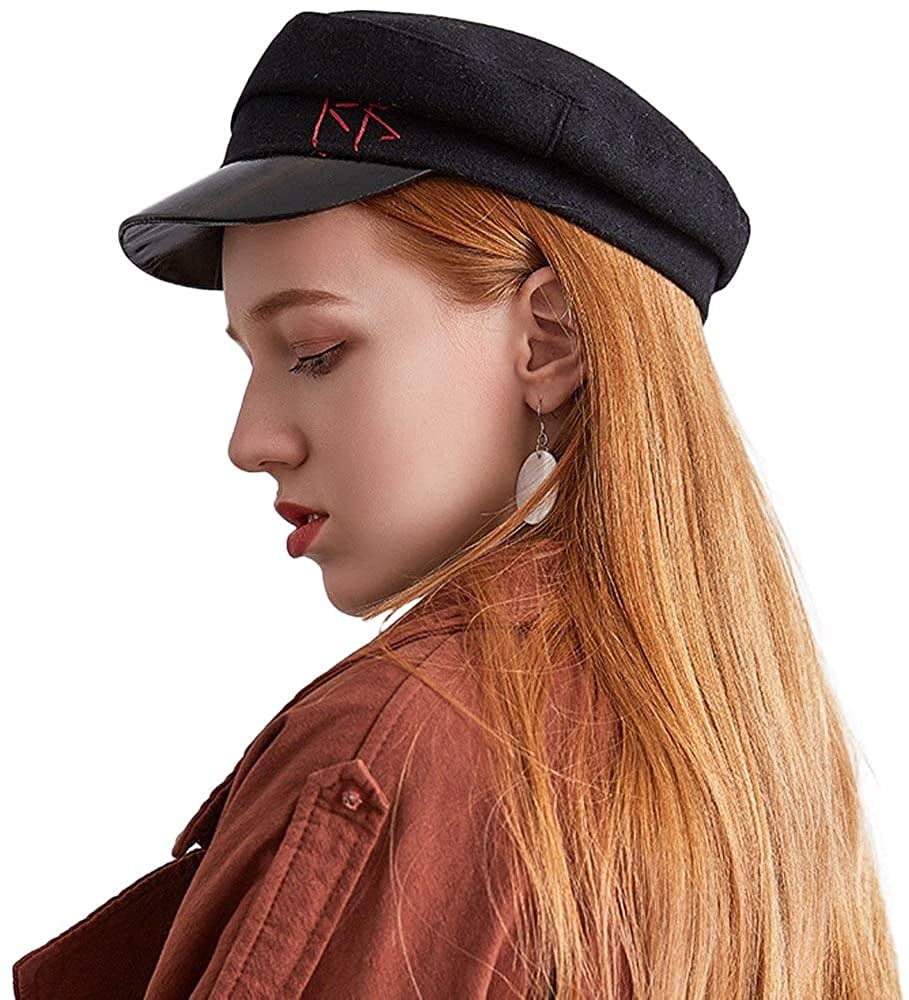 Newsboy Cabbie Beret Cap Women Wool 