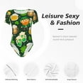 thumbnail image 5 of Picia St Patrick's Day10 Womens One Piece Swimsuits Modest Tummy Control Bathing Suits Lace Up Slimming Swim Suit-Medium, 5 of 9