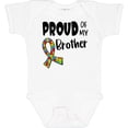 thumbnail image 3 of Inktastic Proud of My Brother Autism Awareness Puzzle Piece Ribbon Boys or Girls Baby Bodysuit, 3 of 5