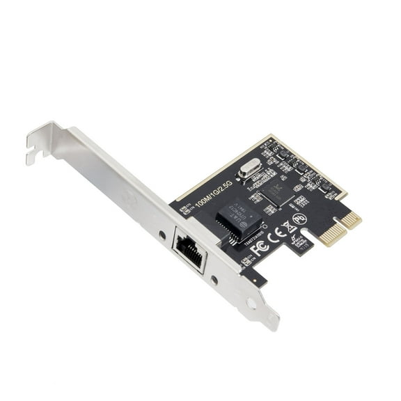 2.5 Gigabit RJ45 Ethernet Port PCI-e x1 Interface Network Card for Windows MacOS Linux Systems
