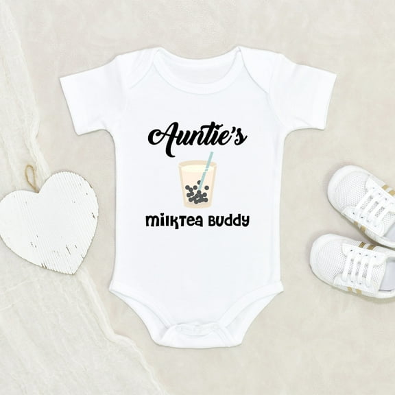 Newbabywishes - Auntie's Milktea Partner Baby Clothes for Boys and Girls - Boba Teas Baby Clothes