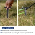 thumbnail image 3 of Tent pegs 10-pack Ground spikes Tent pegs, 5.7 inch T-shape, 3 of 5