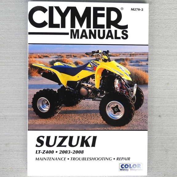 Service & Repair Manual for Suzuki LTZ400 LTZ 400 Quadsport ATV Quad Sport 2003-2008