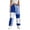 Blue, variant on Sweatpants for Women Color Blocked Drawstring Elastic High Waisted Casual Loose Cinch Bottom Joggers Pants with Pockets(X-Large,Army Green)