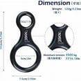 thumbnail image 2 of CHAO Rappel ocho de 35 kN (azul), dispositivo de rappel de escalada 8 descensor para cuerda de diámetro 8-13 mm, 2 of 5