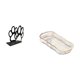 thumbnail image 5 of Elegante organizador de pañuelos y bandeja para servir comida con forma de de perro, ideal para el hogar, cafetería, picnic, hotel, baño, tocad, 5 of 8