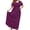 B1-Purple, variant on Plus Size Summer Maxi Dress for Women Colorful Leopard Spots 3X Short Sleeve Crewneck Casual Beach Bohemian Full-Length Long Sun Dresses with Pockets