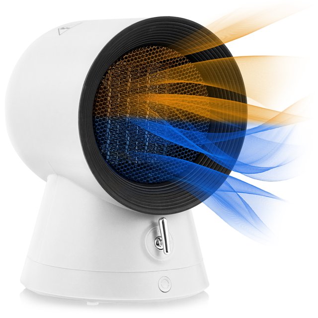 Patiojoy 1500W Portable Electric PTC Ceramic Space Heater Heating Fan White