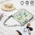 thumbnail image 3 of Boho Floral Butterfly Canvas Crossbody Bag – Cute Bee and Flower Pattern for Daily Use, 3 of 5