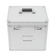 thumbnail image 5 of Fireproof Lockable Security Chest with Storage, 10" x 13.4" x 13.8", Silver, 5 of 13