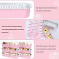 thumbnail image 3 of 100 Pack Mini Loaf Pans with Lids and Spoons Sealing Sticker, 6.8oz Mini Cake Pans for Baking, Disposable Mini Aluminum Foil Loaf Pans, Pink Mini Loaf Baking Pans, Small Cake Containers with Lids, 3 of 7