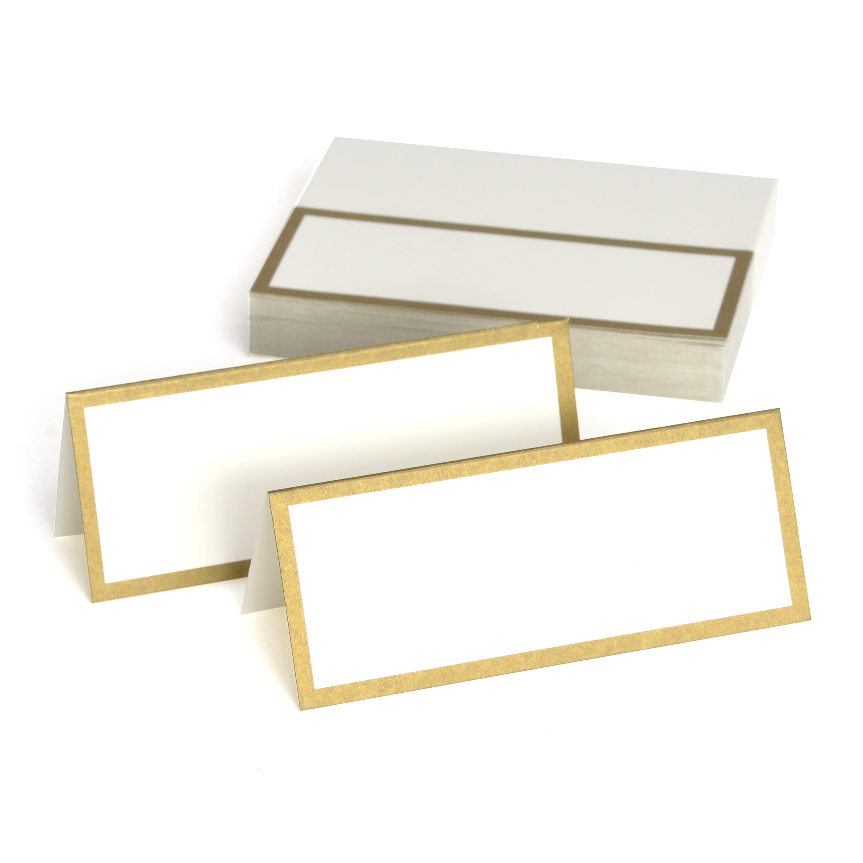 Way to Celebrate Gold Wedding Place Cards, 23 Count Throughout Amscan Imprintable Place Card Template