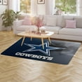thumbnail image 3 of Football Cowboys Soft Comfy Area Rugs Carpet Suitable Flannel for Living Room Kitchen Bedroom Laundry Room Home Decorations, 3 of 6