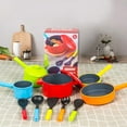 thumbnail image 4 of Education Toys Kids Kitchen Pretend Playset with Pots Pans Utensils Cookware Play Food and Canned Vegetables for Interactive Learning, 4 of 6