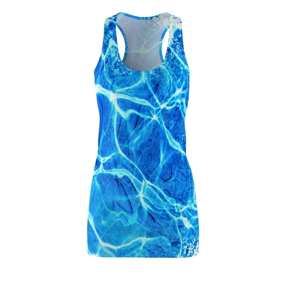 Women's Cut & Sew Racerback Dress (AOP) Watersports