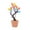 Multicolor-1A-home supplies, variant on LEFTHIGH Home Easter Tree Potted Decoration Artificial Mini Tree with Colorful Eggs Plastic Foam 14x7x27 cm for Tabletop Holiday Decor Home Decor