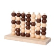 thumbnail image 2 of Juguetes de ajedrez de cuatro piezas verticales, juguetes interactivos de madera, juegos de mesa de estrategia clásicos educativos para regalo de, 2 of 9