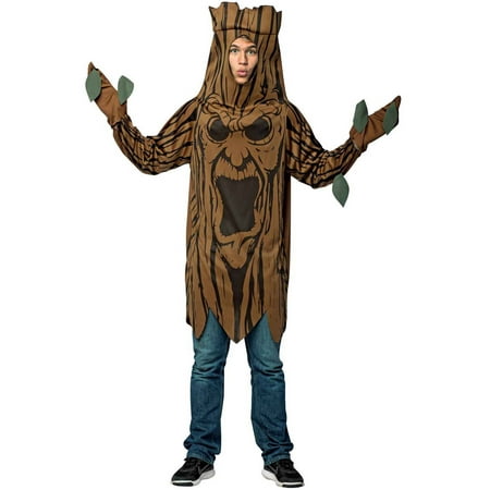 Scary Tree Men's Adult Halloween Costume, One Size,