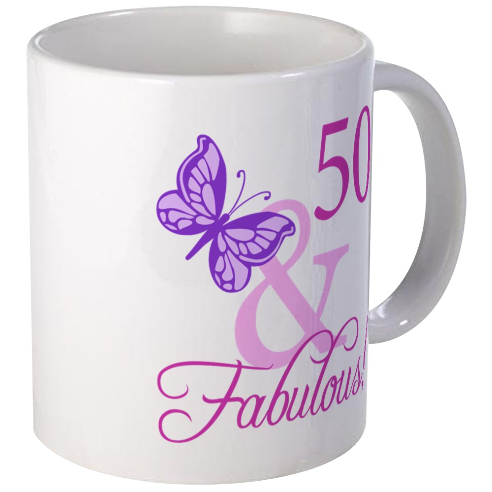CafePress - Fabulous 50Th Birthday Mug - Unique Coffee Mug, Coffee Cup CafePress - Walmart.com 