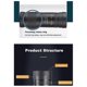 thumbnail image 3 of 10-300x40 HD Zoom Monocular Telescope Mobile Telephoto Lens W/Tripod for Outdoor Camping Bird Watch, 3 of 5