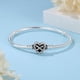 thumbnail image 4 of Original 925 Sterling Silver Bracelets Bangles Crystal Ball Love Heart Clasp Beads Charms Moments Bracelet For Women DIY Jewelry, 4 of 5