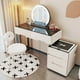 thumbnail image 3 of Chest Nightstand Dressers Mobile Drawers Cabinets Shelf Sideboards Dressers Wood Desk Meubles De Chambre Furniture Bedroom My Lux Decor Round, 3 of 6