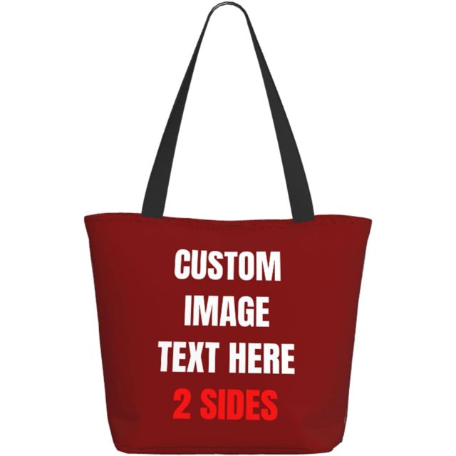 Custom Tote Bag With Logo Photo, Custom Bag, Personalized Shopping Bags Reusable Grocery Bags Bulk For Work Travel Gifts