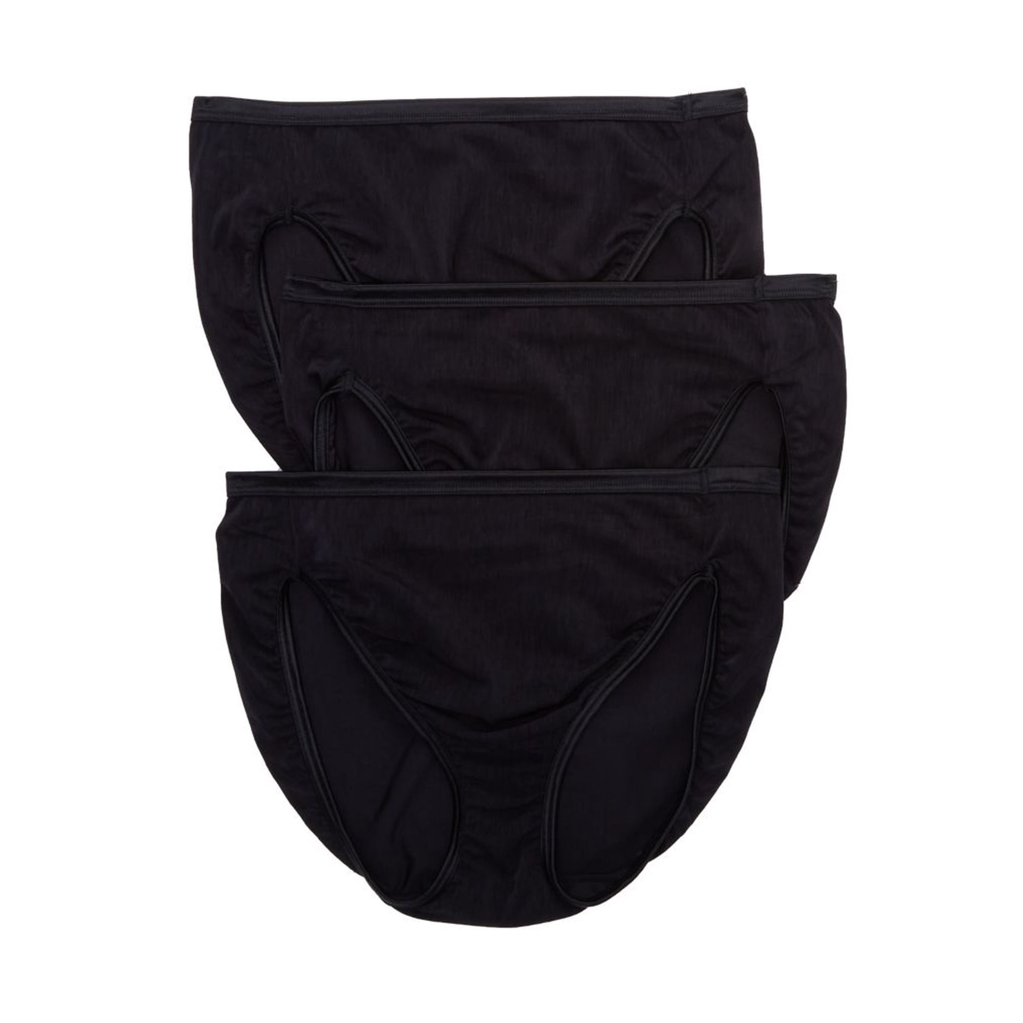 Vanity Fair Lingerie Women's Illumination Hi-Cut Panties, Silky Stretch Underwear, Multipacks, Sizes M - 3XL