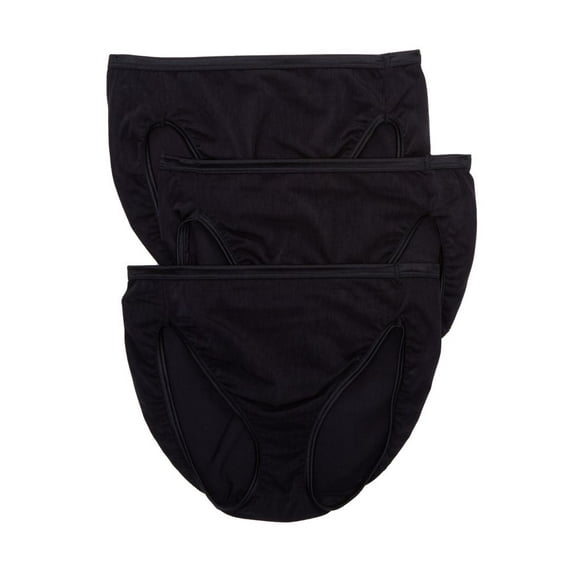 Vanity Fair Lingerie Women's Illumination Hi-Cut Panties, Silky Stretch Underwear, Multipacks, Sizes M - 3XL